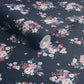 Clifton Floral Wallpaper - Navy - 125510 - Cath Kidston