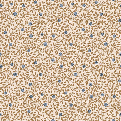 Climbing Rose Wallpaper - Bronze - Summer Gray
