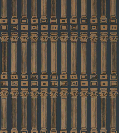 Columns Wallpaper - Vine Black/Antique Gold - ZPLW312969 - Zoffany