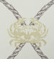 Crab Wallpaper - Gold / Charcoal - BG1300202 - Barneby Gates