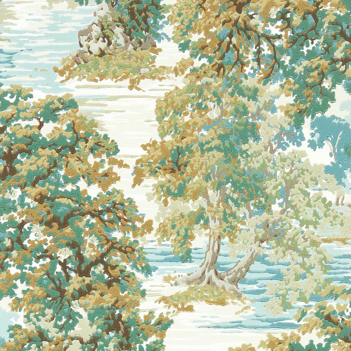 Ancient Canopy Wallpaper - Moss - DABW217221