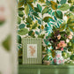 Robin's Wood Wallpaper - Botanical Green - DABW217223