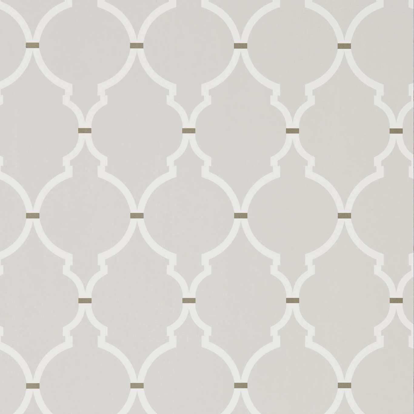 Empire Trellis Wallpaper - Silver/Calico - DART216335