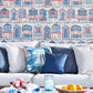 Beach Huts Wallpaper - Marine - DCOA216560