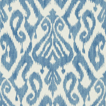 Kasuri Wallpaper - Indigo - DCPW216781