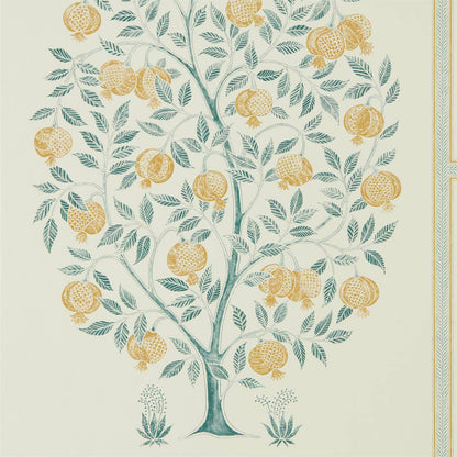 Anaar Tree Wallpaper - English Grey/Woad - DCPW216792