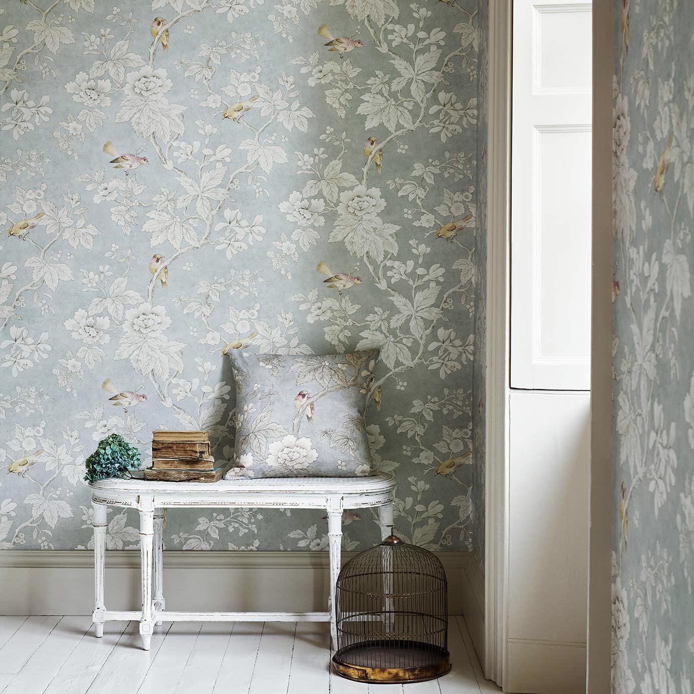 Chiswick Grove Wallpaper - Sage - DDAM216387