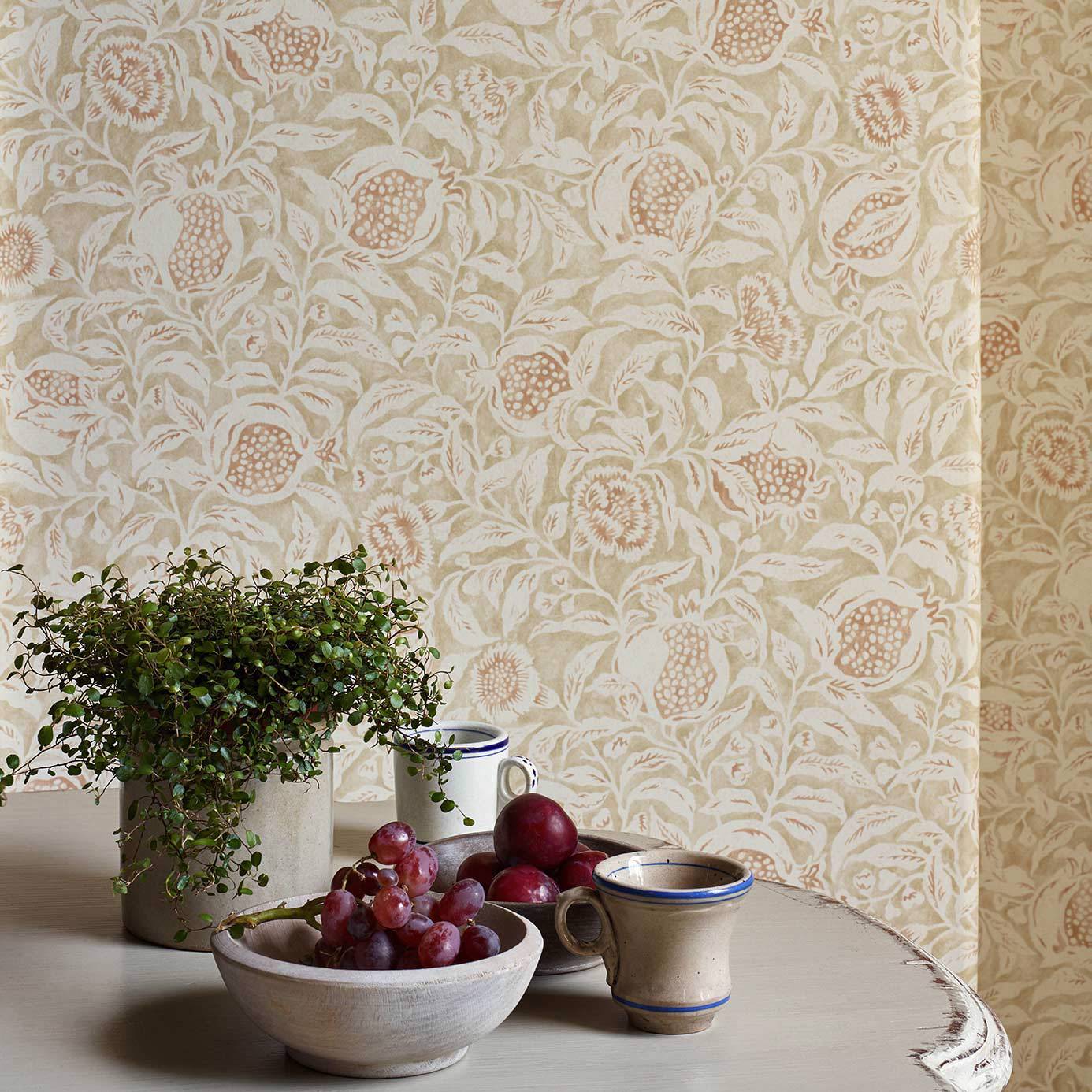 Annandale Wallpaper - Amber/Sepia - DDAM216395