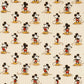 Mickey Stripe Peanut Fabric