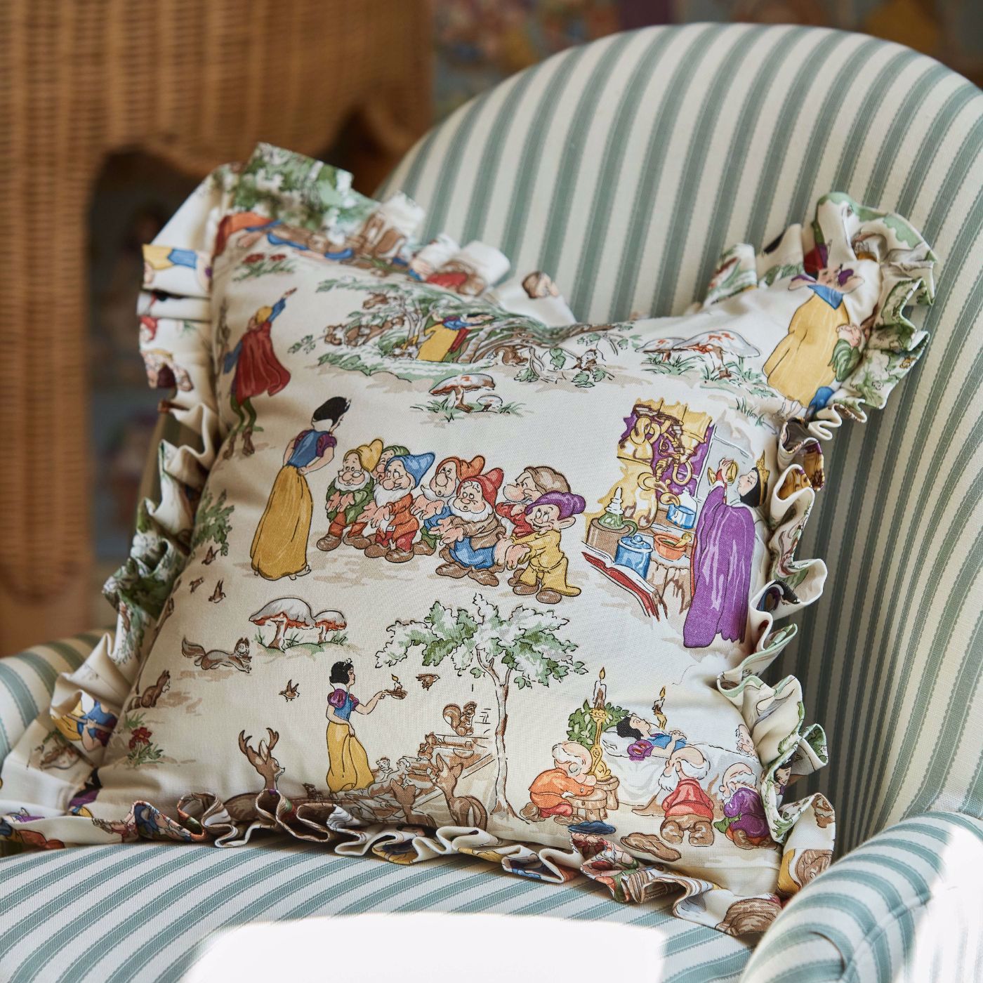 Snow White Whipped Cream Room Fabric