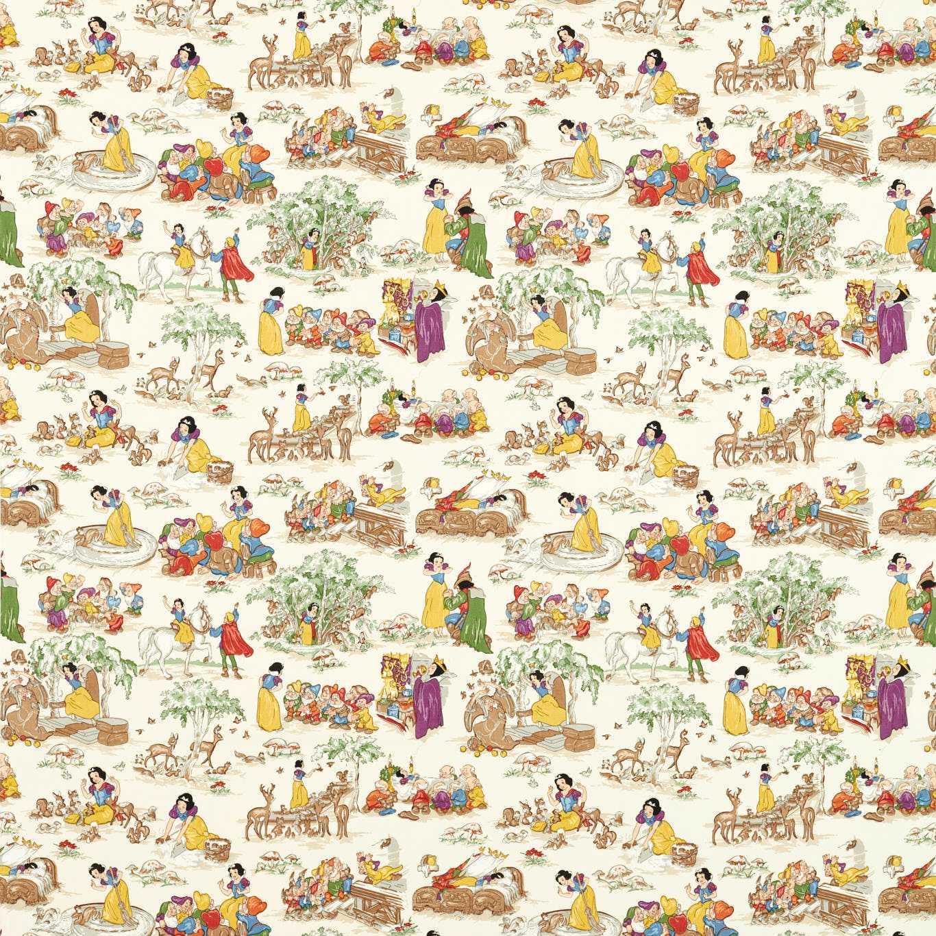 Snow White Whipped Cream Fabric