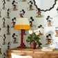 Mickey Stripe Wallpaper - Sea Salt - DDIW217271