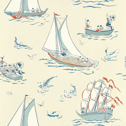 Donald Nautical Wallpaper - Sea Salt - DDIW217282