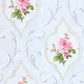 Madelyn Floral Cameo Wallpaper