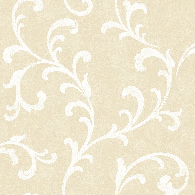 Trellis Scroll Wallpaper