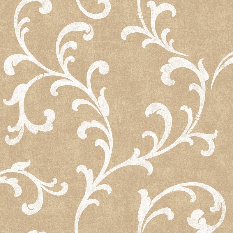 Trellis Scroll Wallpaper