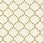 Crystal Trellis Wallpaper - Ivory / Gold - Debona