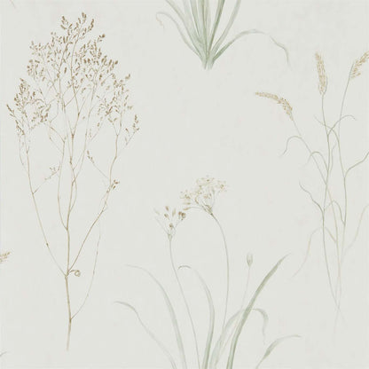 Farne Grasses Wallpaper - Willow/Pebble - DEBB216488