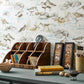 Estuary Birds Wallpaper - Chalk/Sepia - DEBB216493