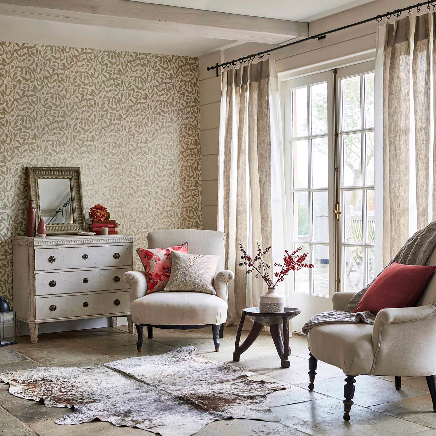 Sycamore Trail Wallpaper - Gold - DEBB216501