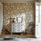 Alnwick Logs Wallpaper - Lacquer Black - DEBB216510
