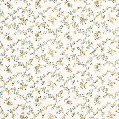 Trelliage Chamomile/Chalk Fabric - Cream - Sanderson