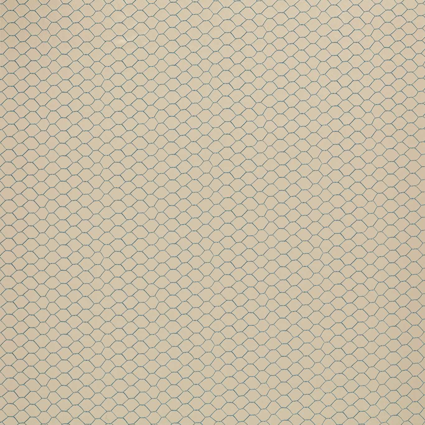 Bantam Net Woad Fabric - Cream - Sanderson