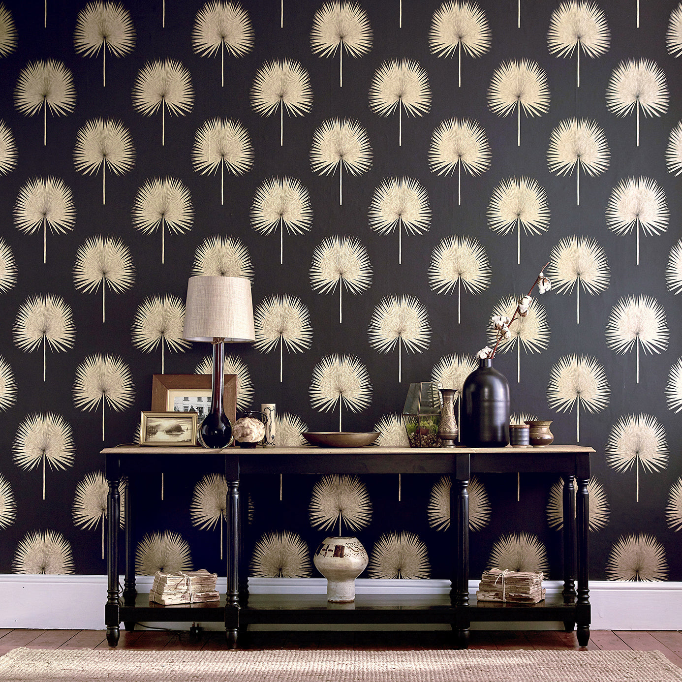 Fan Palm Wallpaper - Rhodera/Gilver - DGLW216638