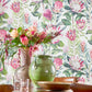 King Protea Wallpaper - Rhodera/Cream - DGLW216646