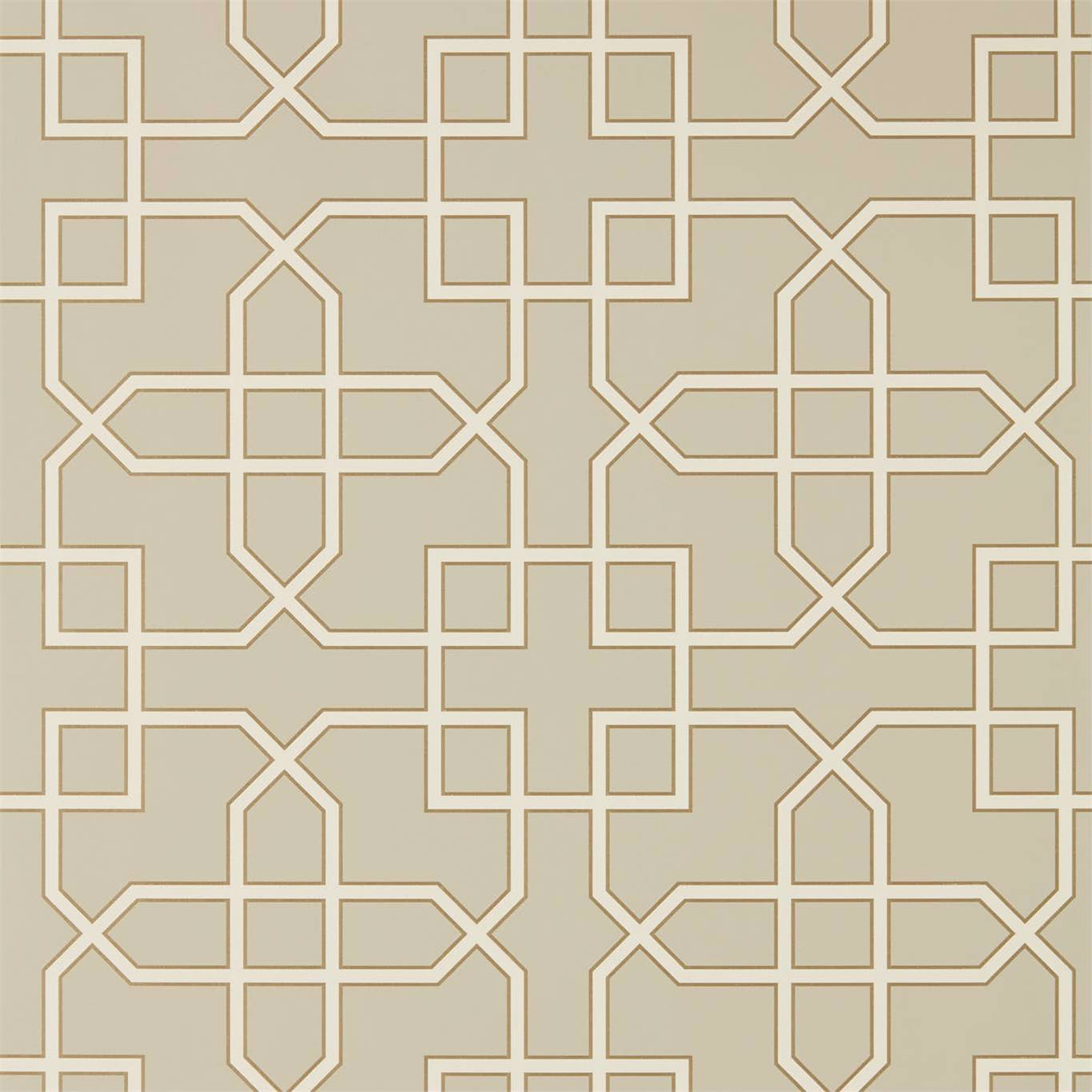 Hampton Trellis Wallpaper - Linen - DGLW216659