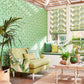 Hampton Trellis Wallpaper - Botanical Green - DGLW216660