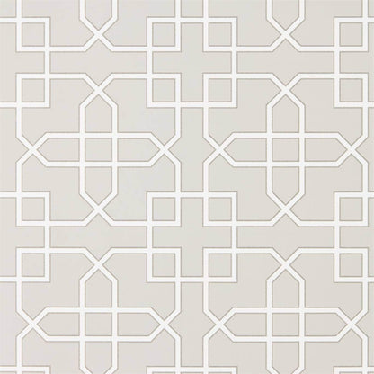 Hampton Trellis Wallpaper - Grey - DGLW216661