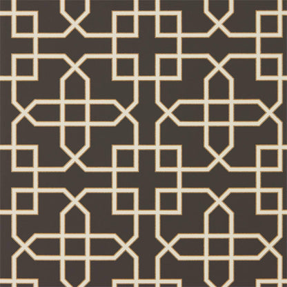 Hampton Trellis Wallpaper - Charcoal - DGLW216662