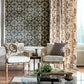 Hampton Trellis Wallpaper - Charcoal - DGLW216662