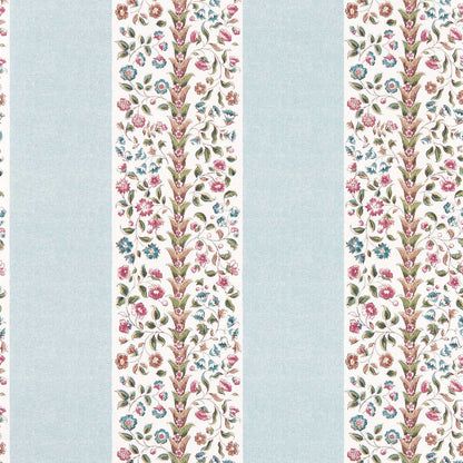 Pergola Stripe Wallpaper - Mineral Blue/Wisteria - DHIP217486