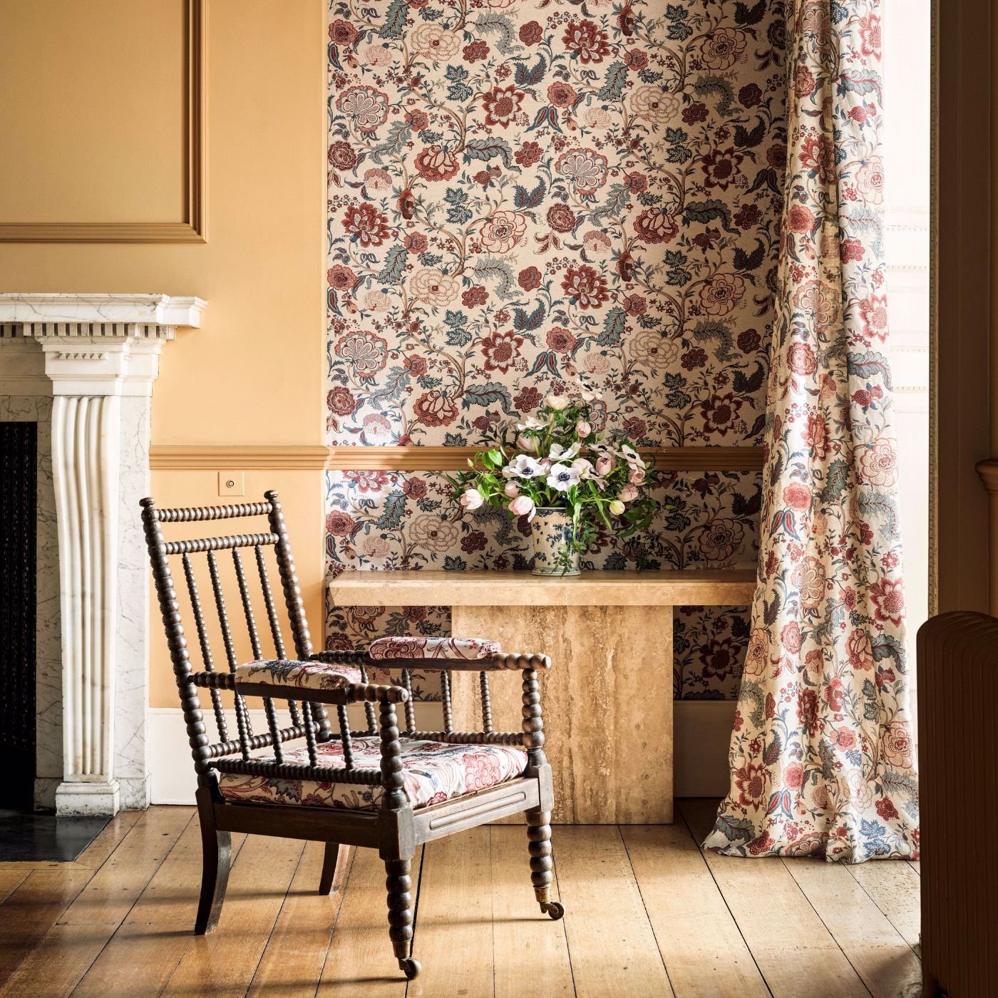 Salisbury Wallpaper - Madder Rose - DHIP217488