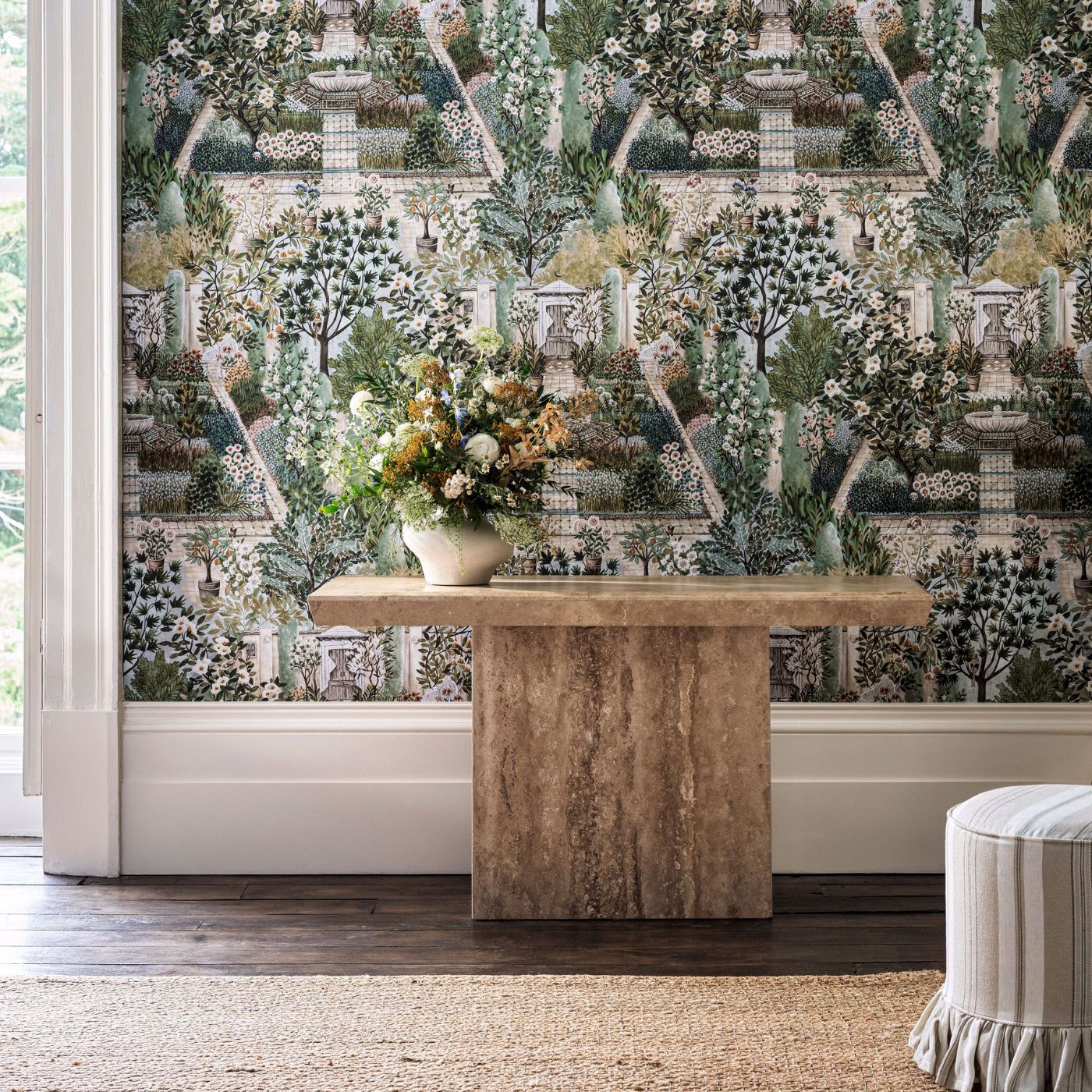 Carpet Garden Wallpaper - Sanctuary - DHIP217519