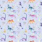 Dinos Violet Fabric