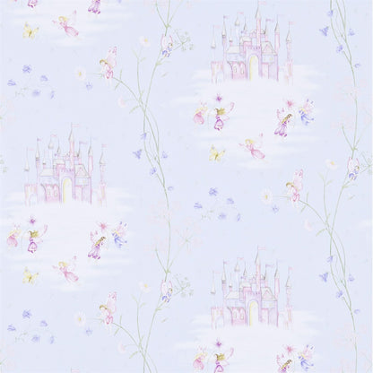 Fairy Castle Wallpaper - Blue - DLIT214045