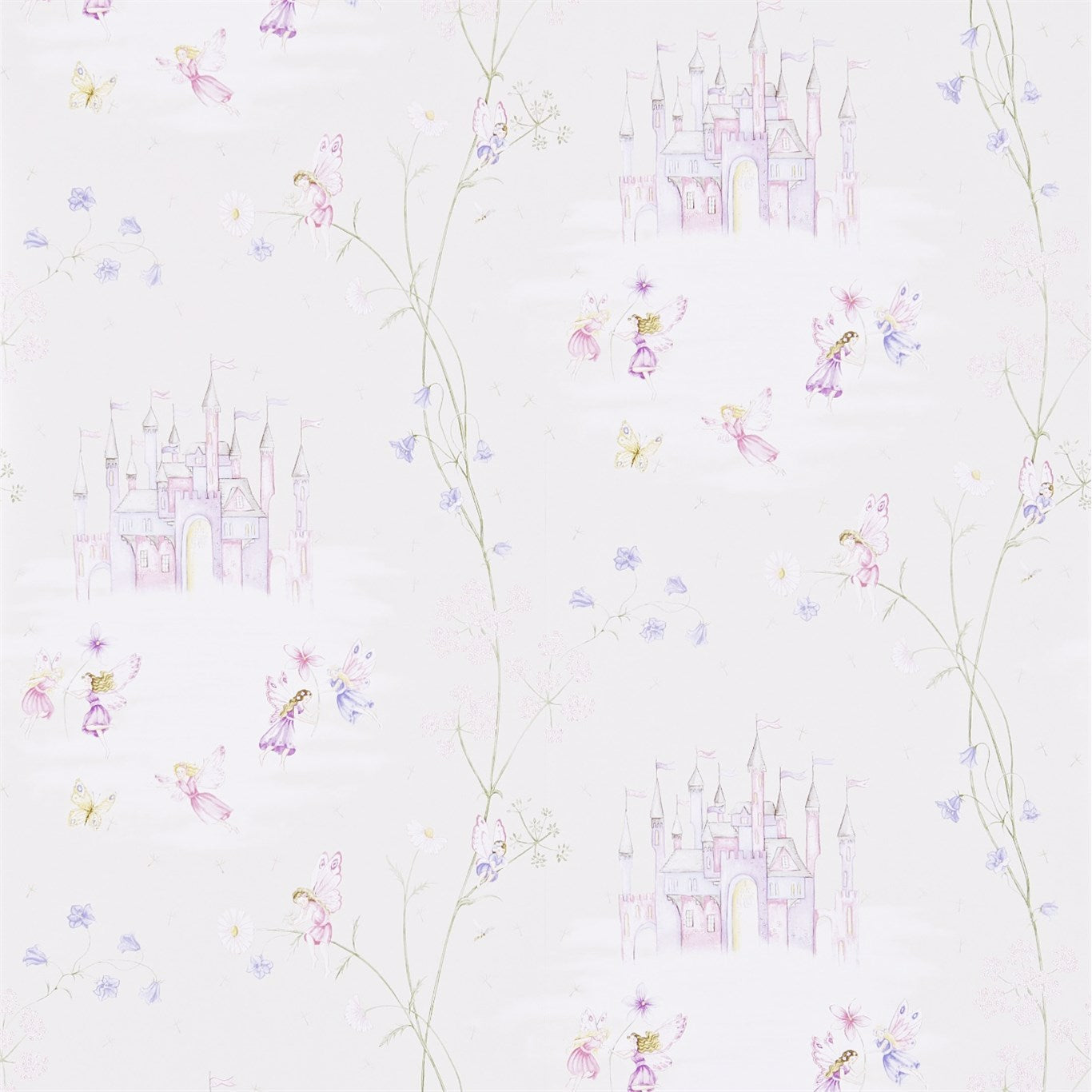 Fairy Castle Wallpaper - Vanilla - DLIT214047
