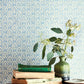 Fencott Wallpaper - Blue - DLMW216898