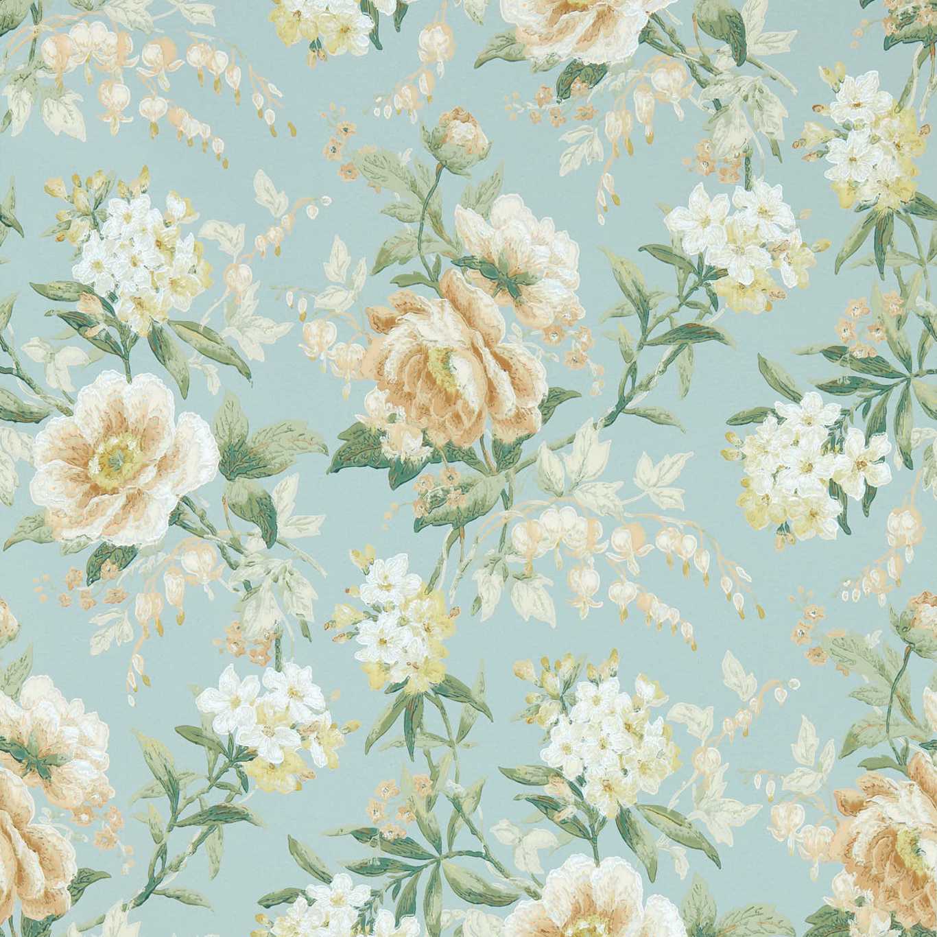 Olivia Wallpaper - Sky Mist/Tan - DOSW217039