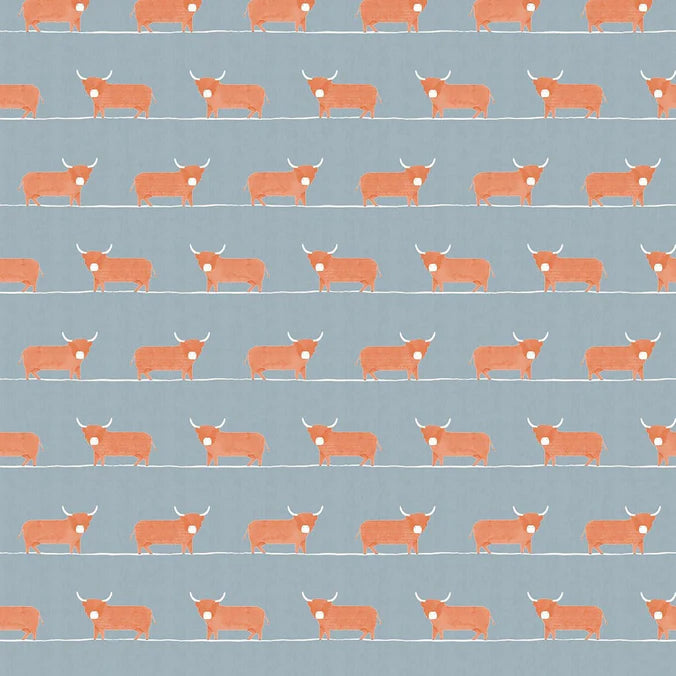 Dougal Cornflower Fabric