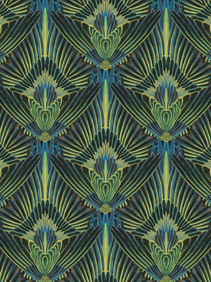 Gershwing 'Parakeet' Recycled Velvet Fabric