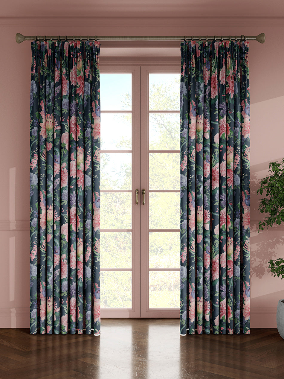 Forbidden Bloom Recycled Velvet Fabric