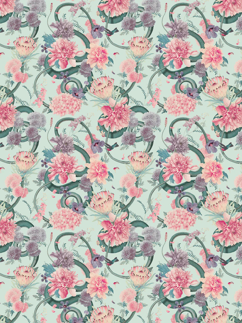 Forbidden Bloom 'Peppermint' Wallpaper