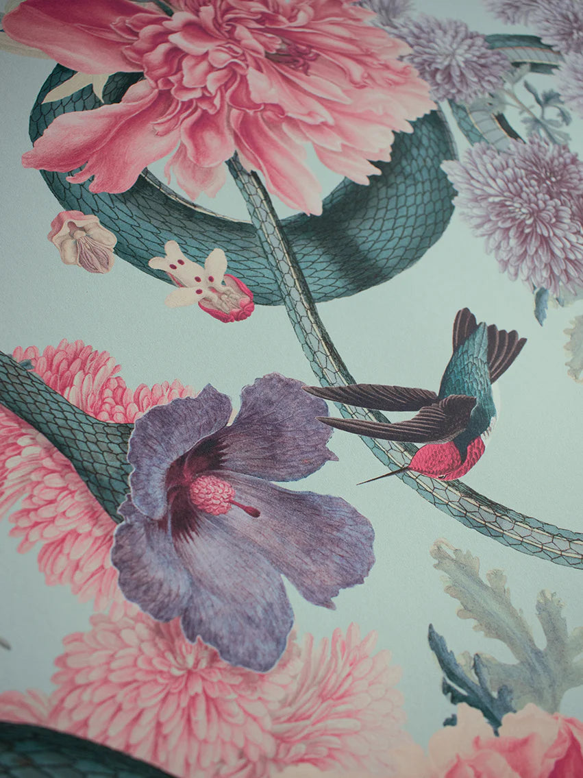 Forbidden Bloom 'Peppermint' Room Wallpaper