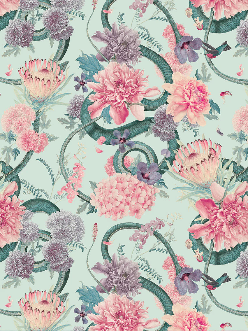 Forbidden Bloom 'Peppermint' Wallpaper