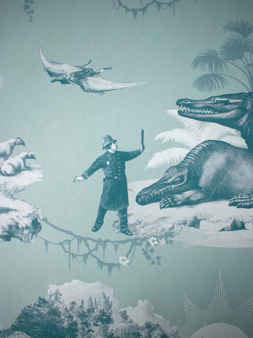 Extinctopia 'Peppermint' Room Wallpaper