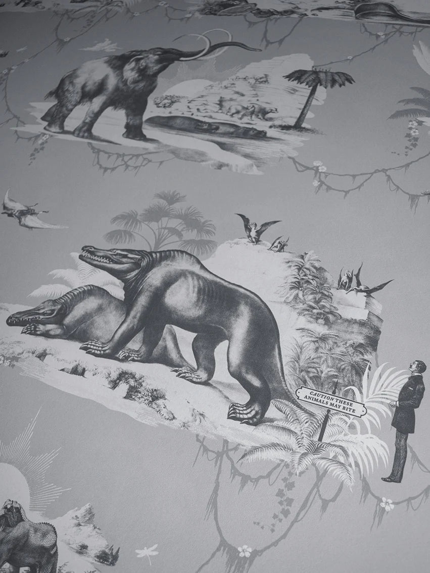 Extinctopia 'Slate' Room Wallpaper